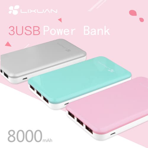 Quick charger 3_0 card power bank 10000mah thin mobile power